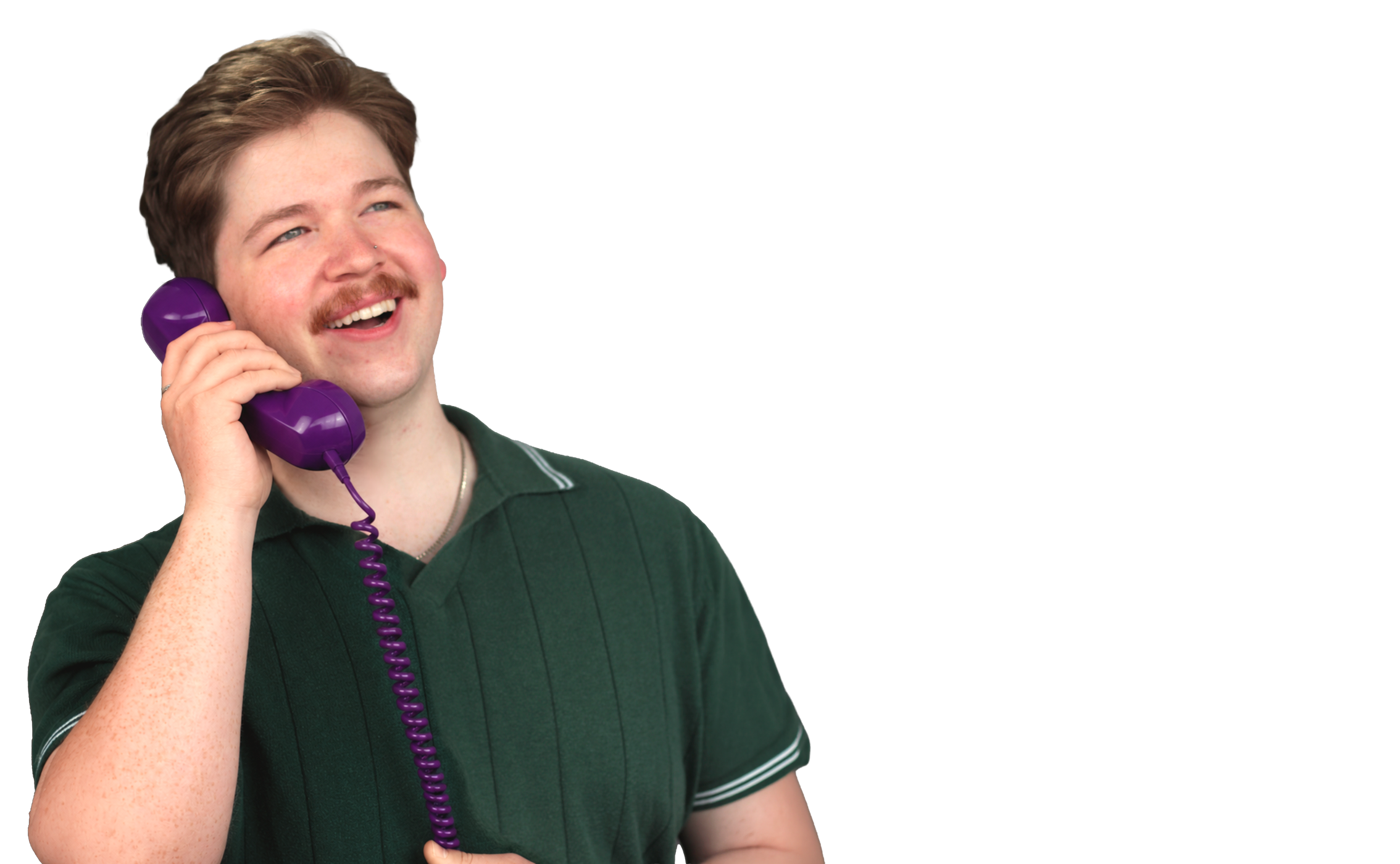 Christopher Cooper on the phone